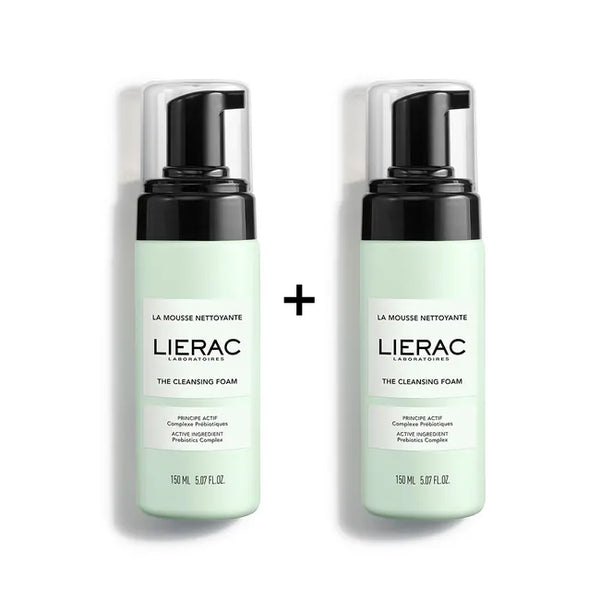 lierac duo mousse detergente