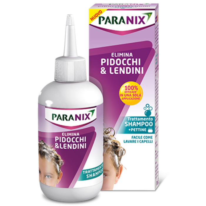 Paranix Shampoo Trattamento Pidocchi Con Pettine