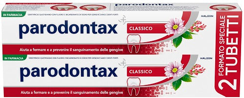 parodontax classico dentifricio bipacco 2x75ml