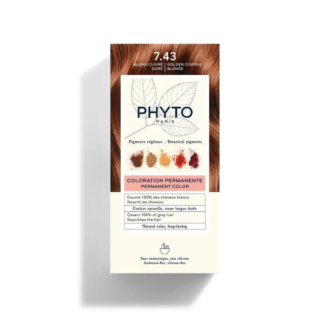 phytocolor 7.43 biondo rame dorato