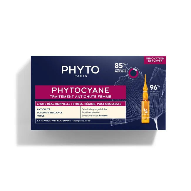 Kit Phytocyane D Temp+sh Donna - phytociane trattamento fiale anticaduta