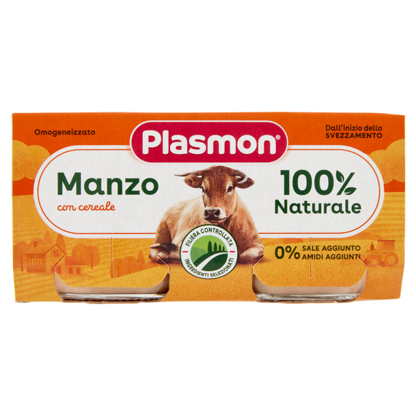 Plasmon Omogenizzato Manzo 80gx2pz