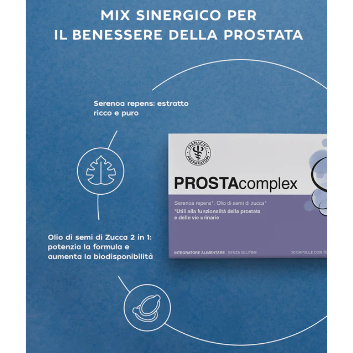 Prostacomplex Farmacisti Preparatori 30 Capsule - Prostacomplex Farmacisti Preparatori 30 Capsule