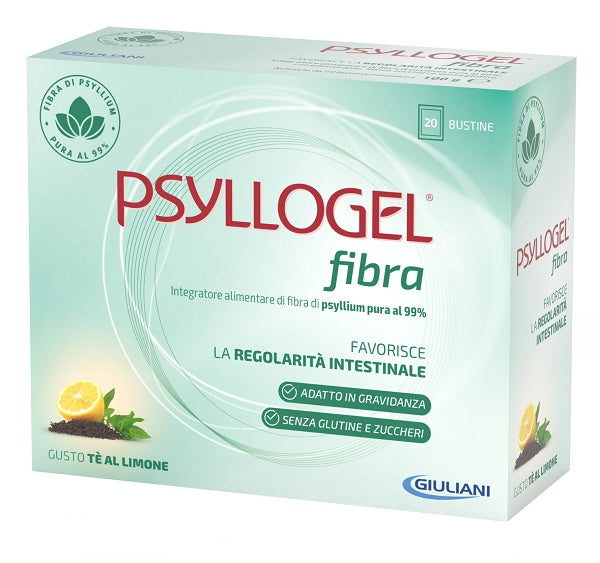 Psyllogel Fibra Te Limone 20 Bustine - Psyllogel Fibra Te Limone 20 Bustine