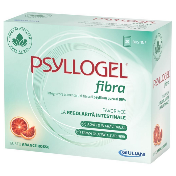 Psyllogel Fibra Gusto Arancia Rossa, 20 Bustine