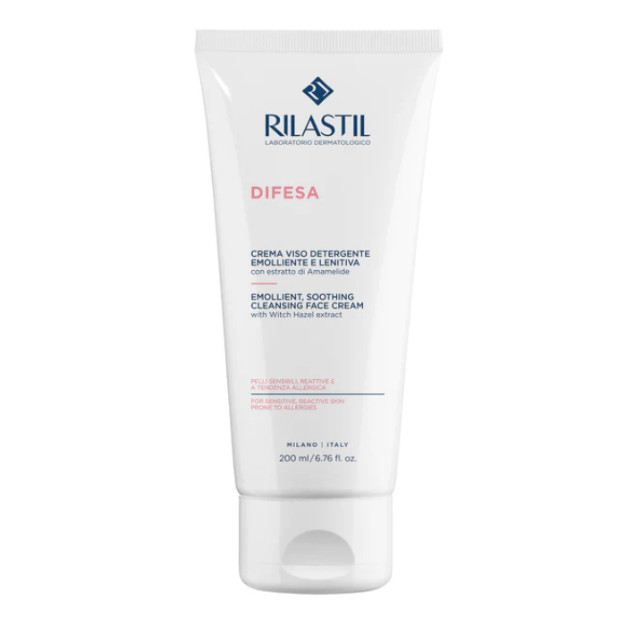 Rilastil Difesa Crema Viso Detergente Emolliente e Lenitiva 200ml - Rilastil Difesa Crema Viso Detergente