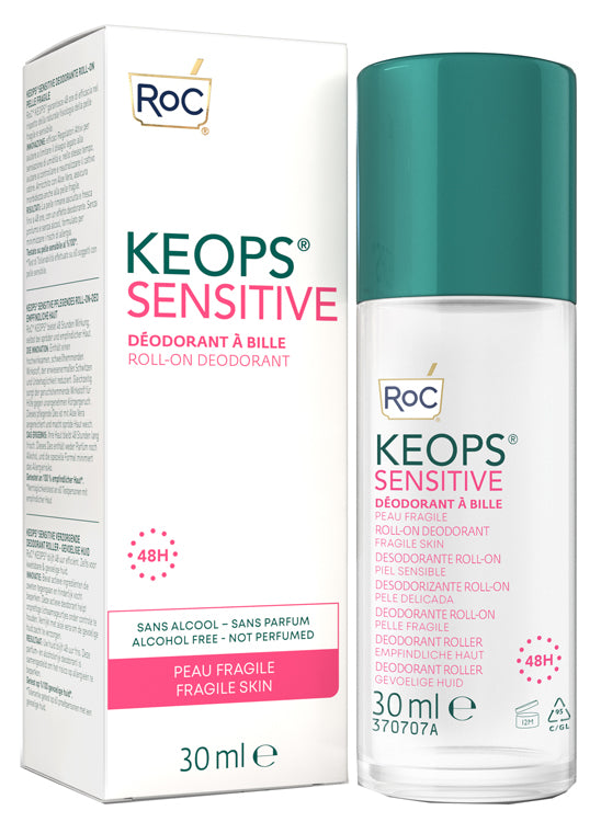 Roc Keops Deodorante Roll-on 48h Sensitive - Roc Keops Deodorante Roll-on 48h Sensitive