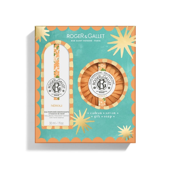 Roger & Gallet Set Natale Neroli, Eau Parfumee 30ml +  Omaggio Saponetta 100g