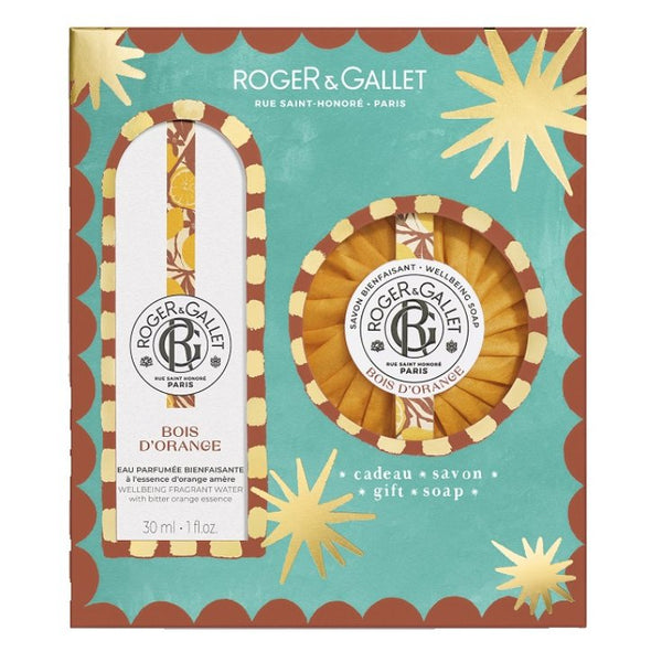 Roger & Gallet Set Natale Eau Parfumee Bois D'orange 30ml + Omaggio Saponetta 100g