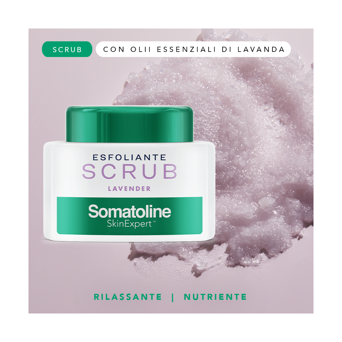 Somatoline Scrub Lavender Esfoliante Corpo 350g - Somatoline Scrub Lavender Esfoliante Corpo 350g