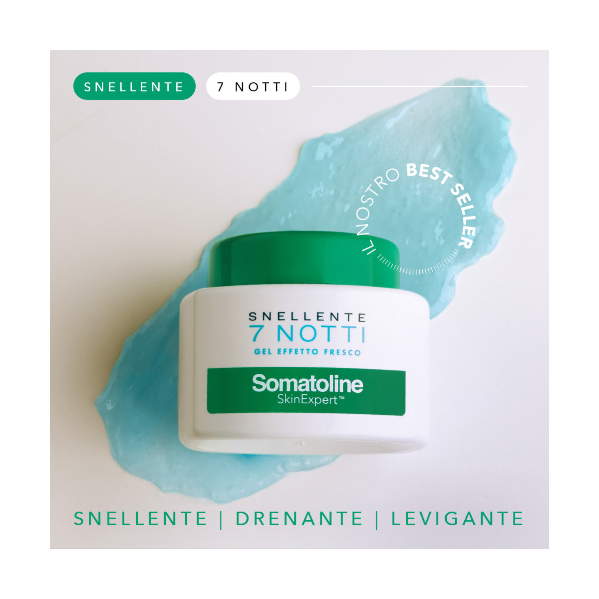 somatoline snellente 7 notti gel fresco 400ml
