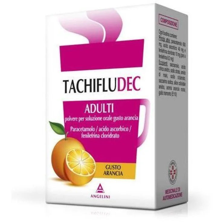 tachifludec adulti gusto arancia 10 bustine