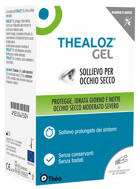 Thealoz Gel per Occhi secchi, 30 Contenitori Monodose - Thealoz Gel per Occhi secchi, 30 Contenitori Monodose