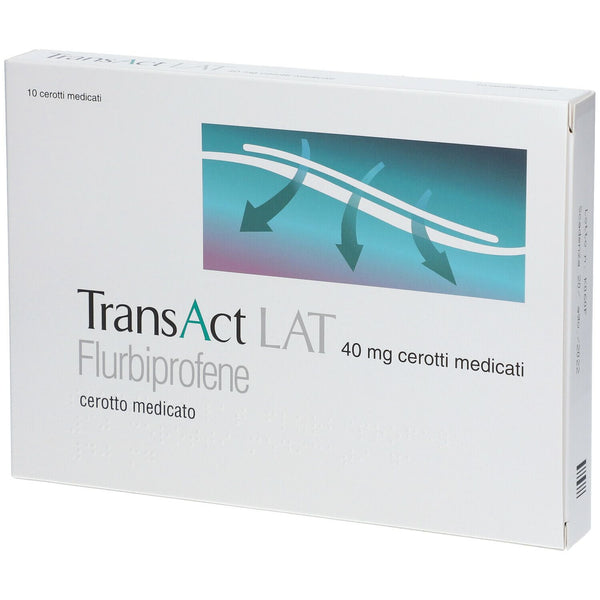 Transact Lat 10 Cerotti Medicati 40mg