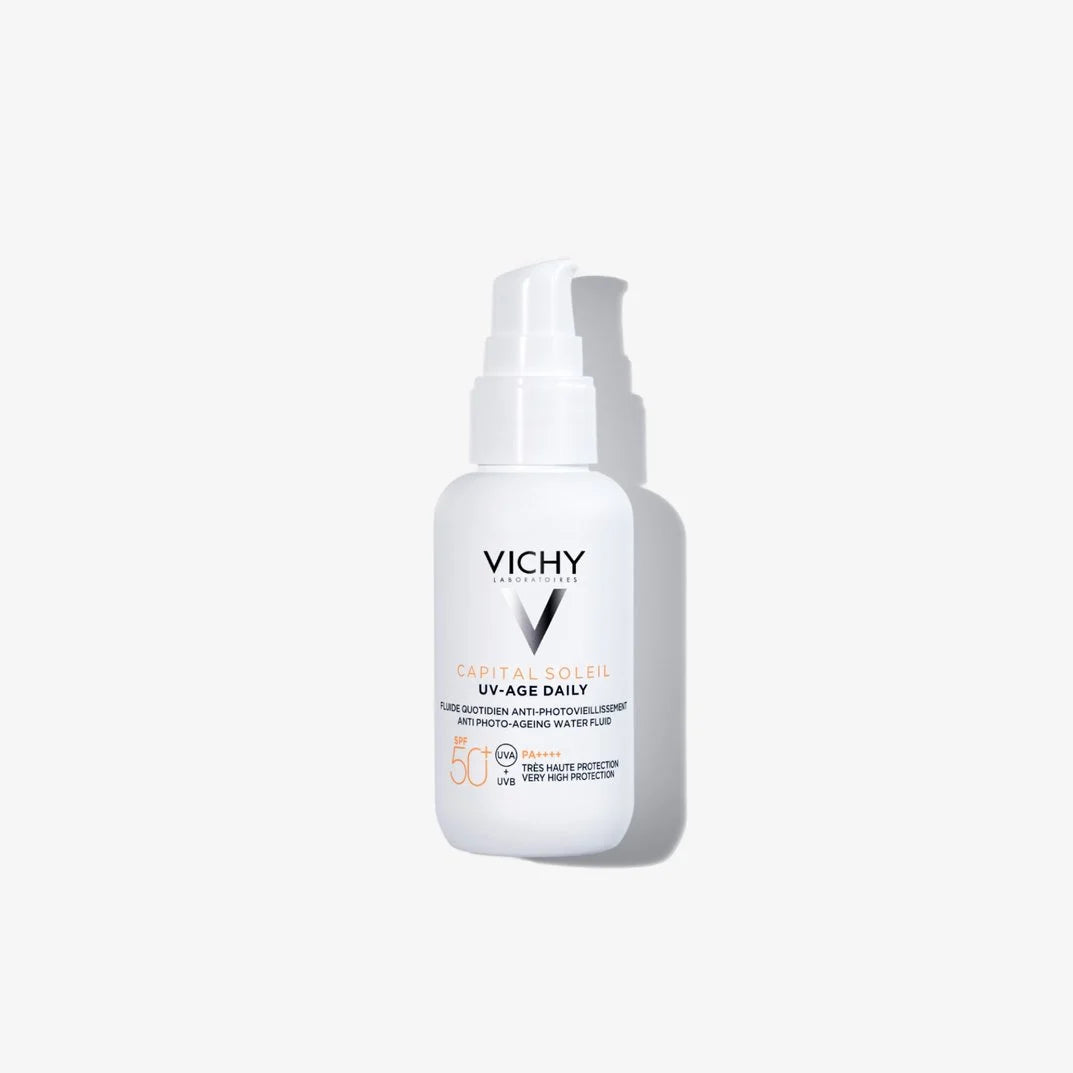 Vichy Capital Soleil Uv-Age daily fluido solare antietà viso Spf50 40ml - vichy capital soleil spf 50