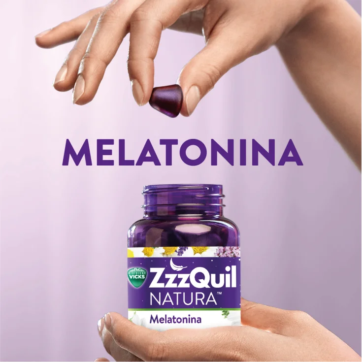 Zzzquil Natura Melatonina Mango e Banana 30 Pastiglie Gommose - Zzzquil Natura Melatonina Mango e Banana 30 Pastiglie Gommose