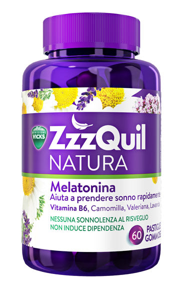 zzzquil natura melatonina 60 compresse
