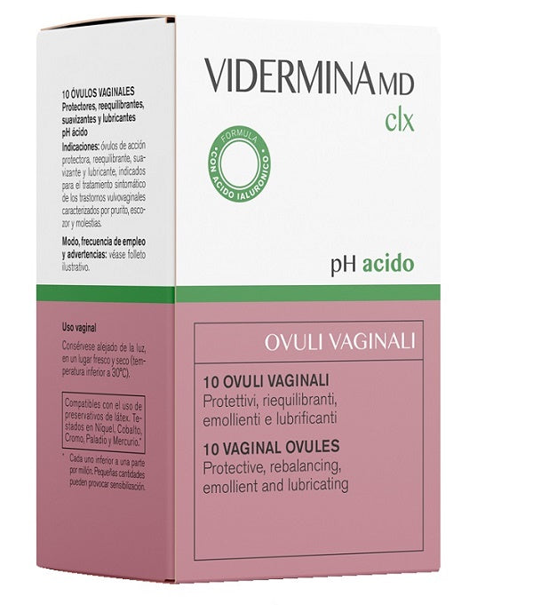 Vidermina Clx Ovuli Vaginali 10pz Md