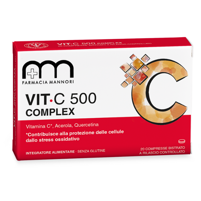 Vit-c 500 Complex Integratore a Base Di Vitamina C Farmacisti Preparatoti 20 Compresse - Vit-c 500 Complex Farmacisti Preparatoti 20 Compresse