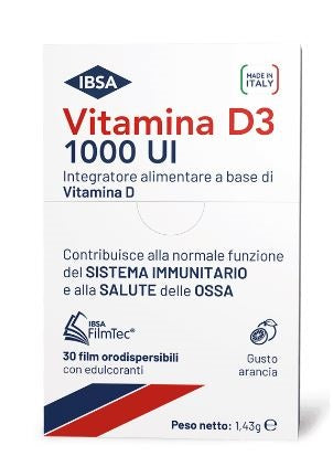 Vitamina D3 Ibsa 1000ui 30film - Vitamina D3 Ibsa 1000ui 30film