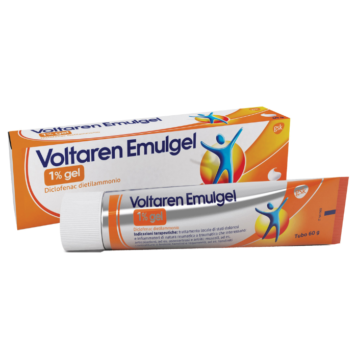 Voltaren Emulgel 1% Antinfiammatorio Diclofenac Dolori Muscolari Dolori Articolari 60g - voltaren emugel 1% 60g