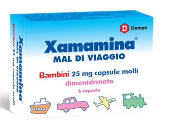 Xamamina Mal Di Viaggio Bambini 6 Capsule 25mg