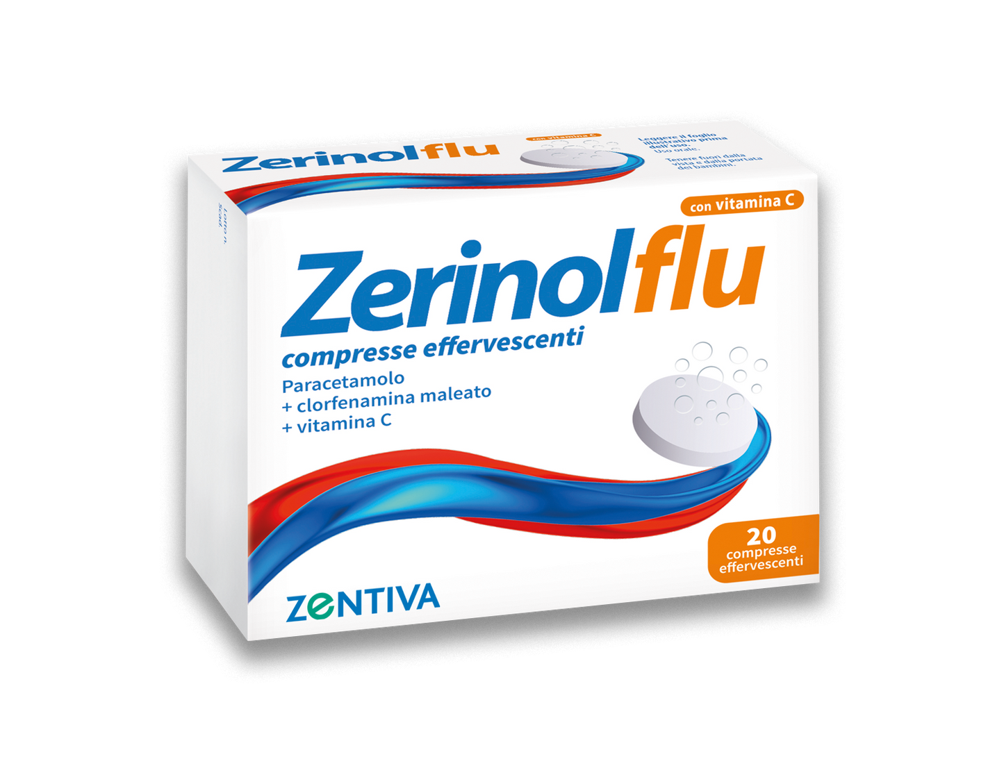 zerinol flu con vitamina c 20 compresse effervescenti